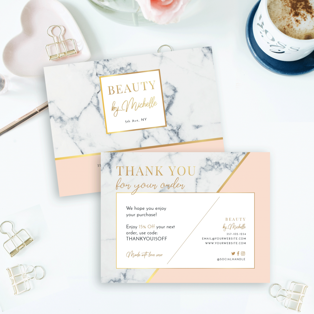 Price Template - Marble &amp; Gold - Printable Price List Templates