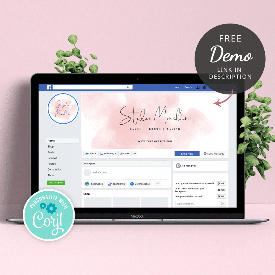 Facebook Branding Kit: FB Cover & Profile Photo Banner Template